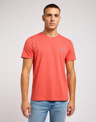 LEE SS PATCH LOGO TEE MĘSKA KOSZULKA T-SHIRT POPPY 112349352 L60U015640