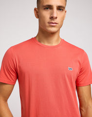 LEE SS PATCH LOGO TEE MĘSKA KOSZULKA T-SHIRT POPPY 112349352 L60U015640