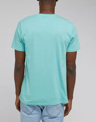 LEE SS PATCH LOGO TEE MĘSKI T-SHIRT KOSZULKA DUSTY JADE L60UFQ41 112330613