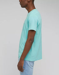 LEE SS PATCH LOGO TEE MĘSKI T-SHIRT KOSZULKA DUSTY JADE L60UFQ41 112330613