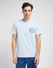LEE SS RELAXED TEE MĘSKA KOSZULKA T-SHIRT LOGO LIGHT WHITE 112349099 LM38015615