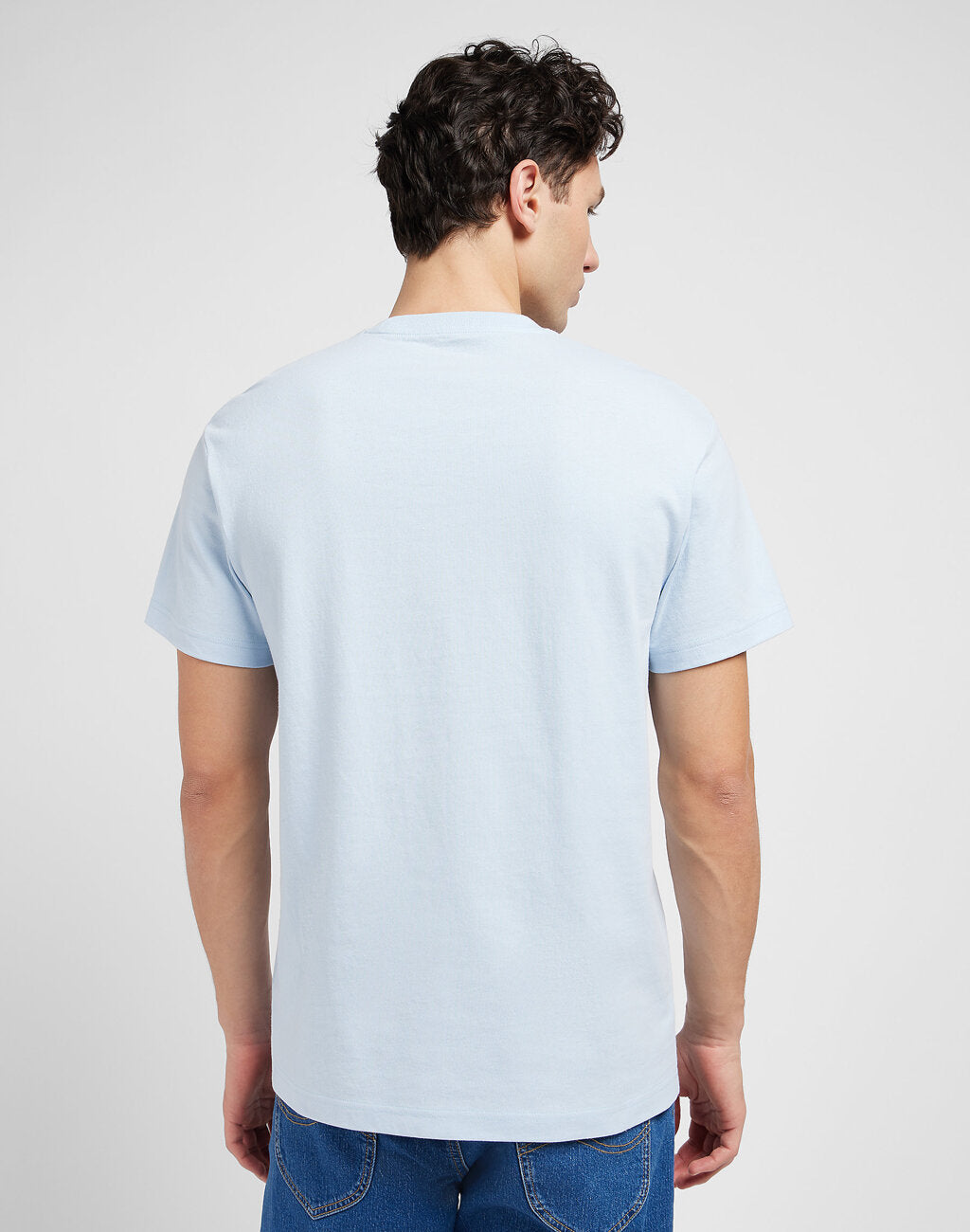 LEE SS RELAXED TEE MĘSKA KOSZULKA T-SHIRT LOGO LIGHT WHITE 112349099 LM38015615