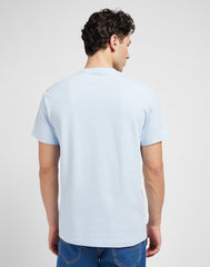 LEE SS RELAXED TEE MĘSKA KOSZULKA T-SHIRT LOGO LIGHT WHITE 112349099 LM38015615