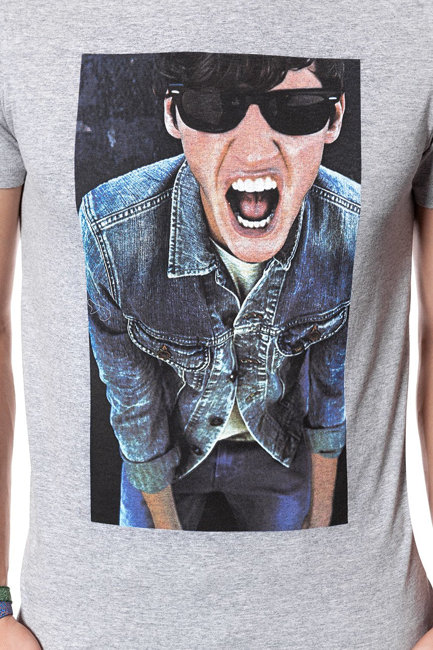 LEE T SHIRT PHOTO TEE GREY MELE L65UAI37