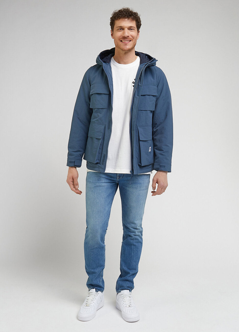 LEE UTILITY JACKET MĘSKA KURTKA ZIMOWA CIEPŁA DEEP WATERS 112341654 LM16045023
