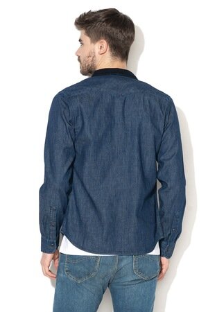 LEE WESTERN SHIRT MĘSKA KOSZULA JEANSOWA Z DŁUGIM RĘKAWEM RINSE L643KXCY 112115369