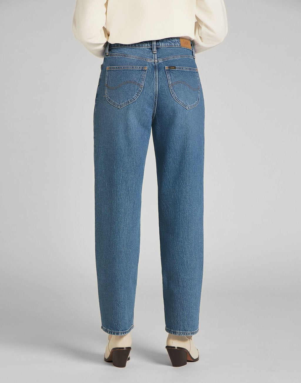 LEE WIDE LEG LONG DAMSKIE SPODNIE JEANSOWE VINTAGE LEWES L31ZMWMQ 112139891