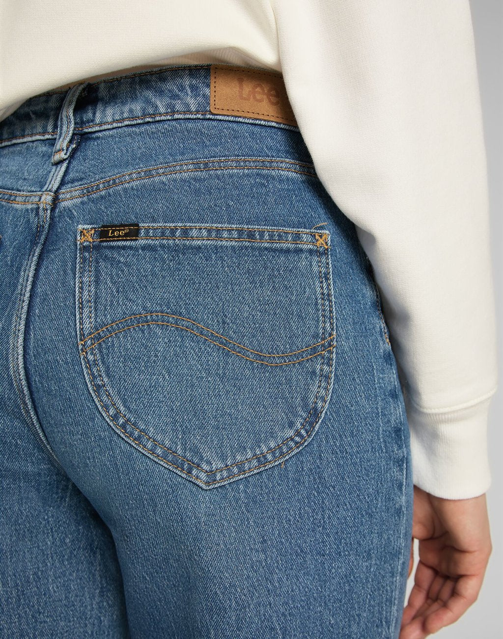LEE WIDE LEG LONG DAMSKIE SPODNIE JEANSOWE VINTAGE LEWES L31ZMWMQ 112139891