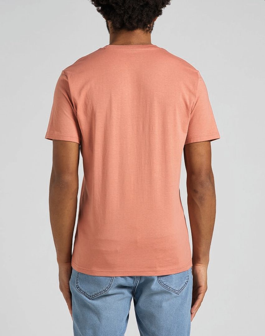 LEE WOBBLY LOGO TEE MĘSKI T-SHIRT KOSZULKA NADRUK LOGO RUST L65QAIUK 112145360