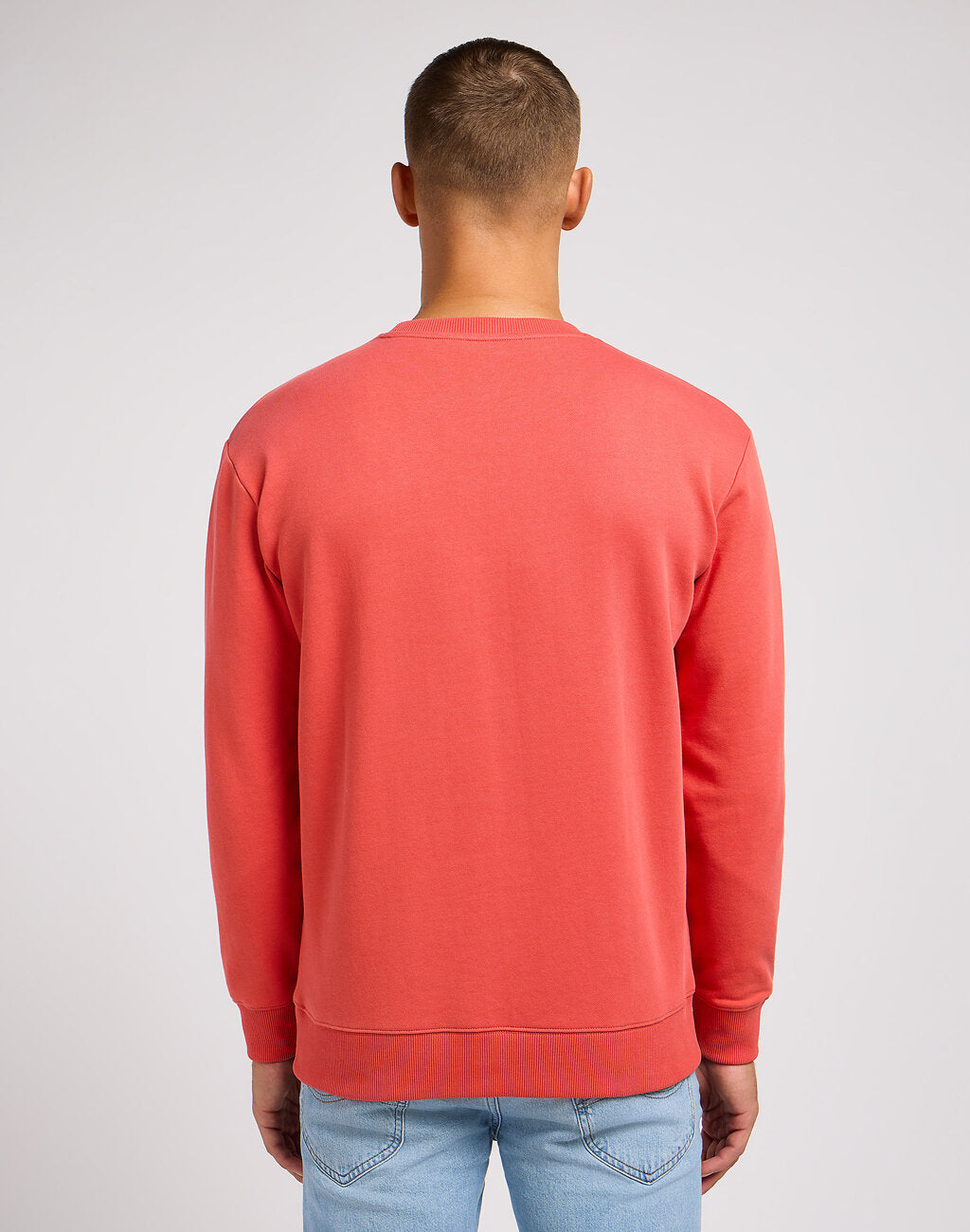 LEE WOBBLY SWS MĘSKA BLUZA NIEROZPINANA LOGO POPPY 112349356 L81M015640