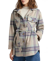 LEE WOOL OVERSHIRT DAMSKI PŁASZCZ STEEL GREEN L45HTETY 112144047