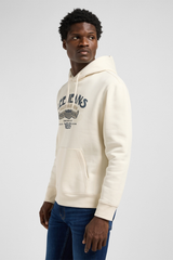 MĘSKA BLUZA LEE BIG LOGO HOODIE ECRU 112370452