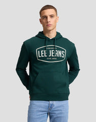 MĘSKA BLUZA LEE BIG LOGO HOODIE JADE FOREST 112387297