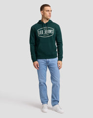 MĘSKA BLUZA LEE BIG LOGO HOODIE JADE FOREST 112387297