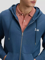 MESKA BLUZA LEE ESS LEE FULL ZIP HOODIE ACADEMY BLUE 112376392