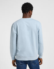 Męska Bluza Lee Patch Crew Sws Concrete Gray 112363879