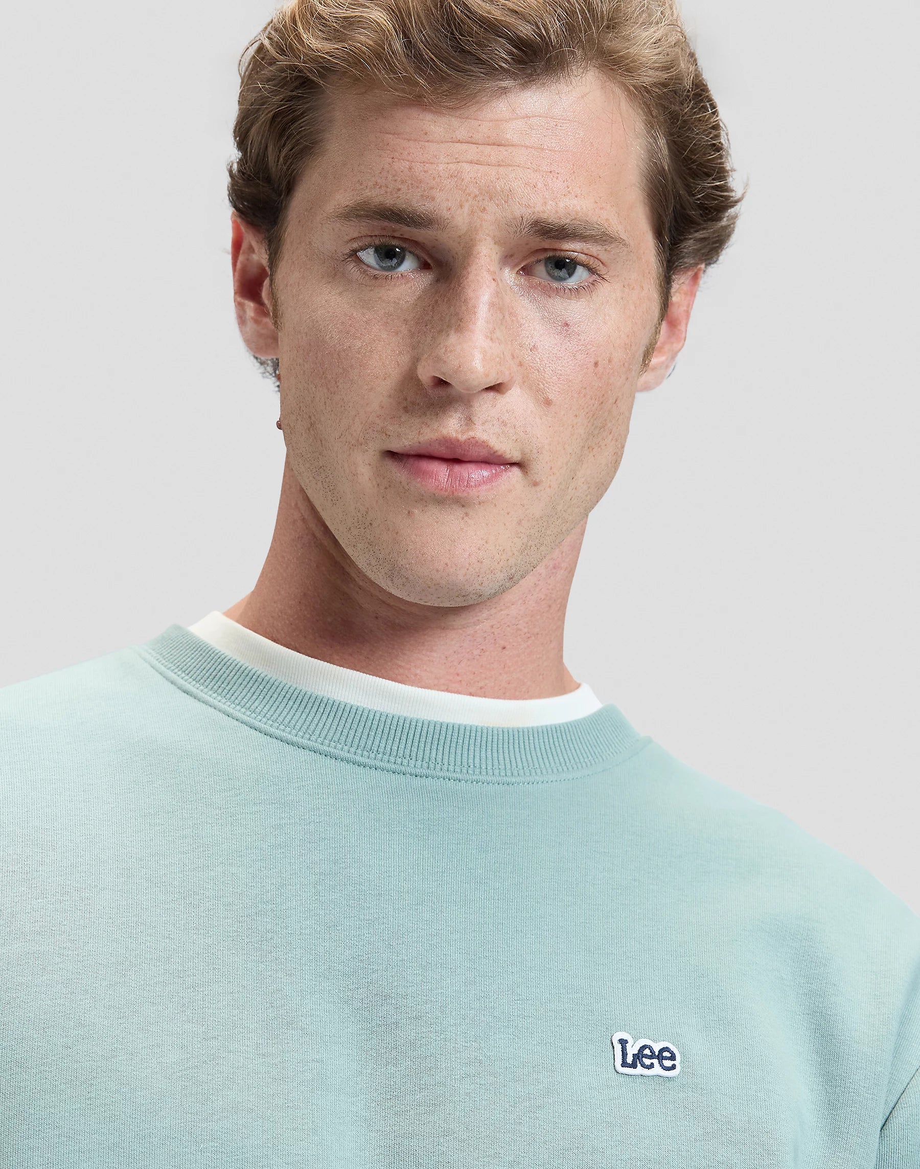 Męska Bluza Lee Patch Crew SWS Desert Sage 112376423