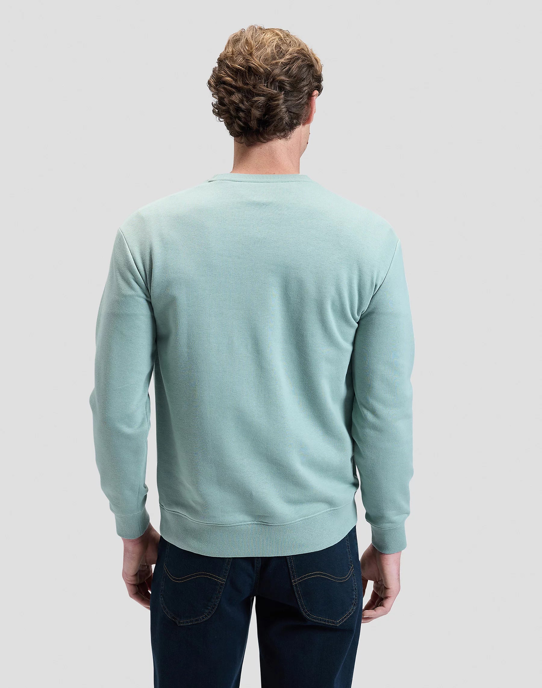Męska Bluza Lee Patch Crew SWS Desert Sage 112376423