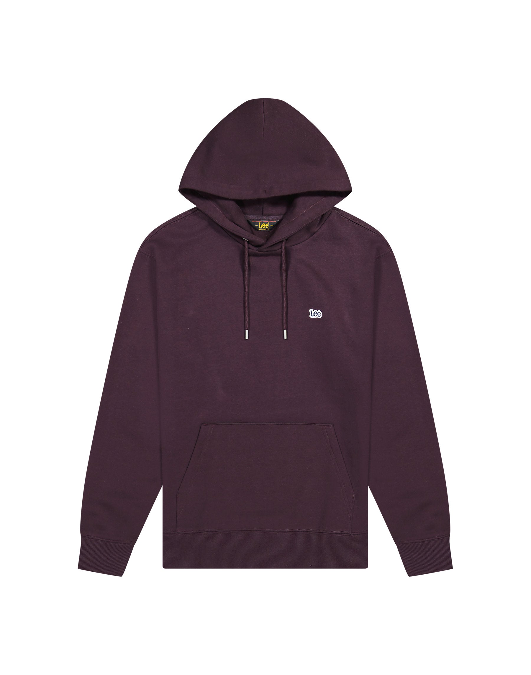 MESKA BLUZA LEE PLAIN HOODIE DEEP WINE 112371837