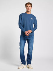 MESKA BLUZA LEE REGULAR CORE SWS ORION BLUE 112363878