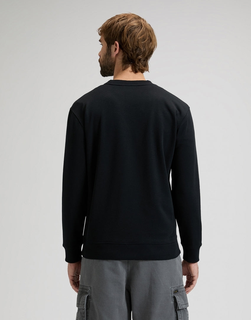Męska Bluza Lee Small Logo SWS Black 112378757