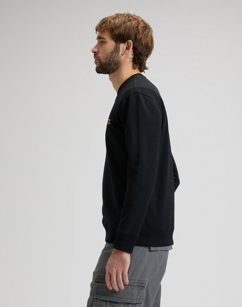 Męska Bluza Lee Small Logo SWS Black 112378757