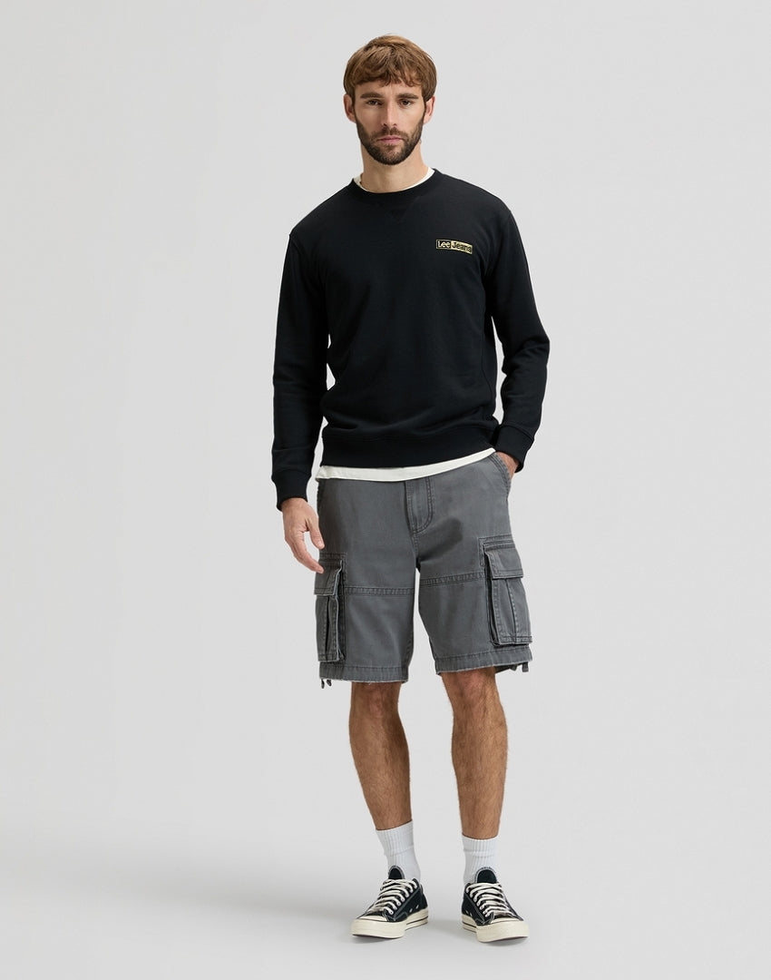 Męska Bluza Lee Small Logo SWS Black 112378757