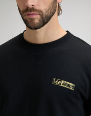 Męska Bluza Lee Small Logo SWS Black 112378757