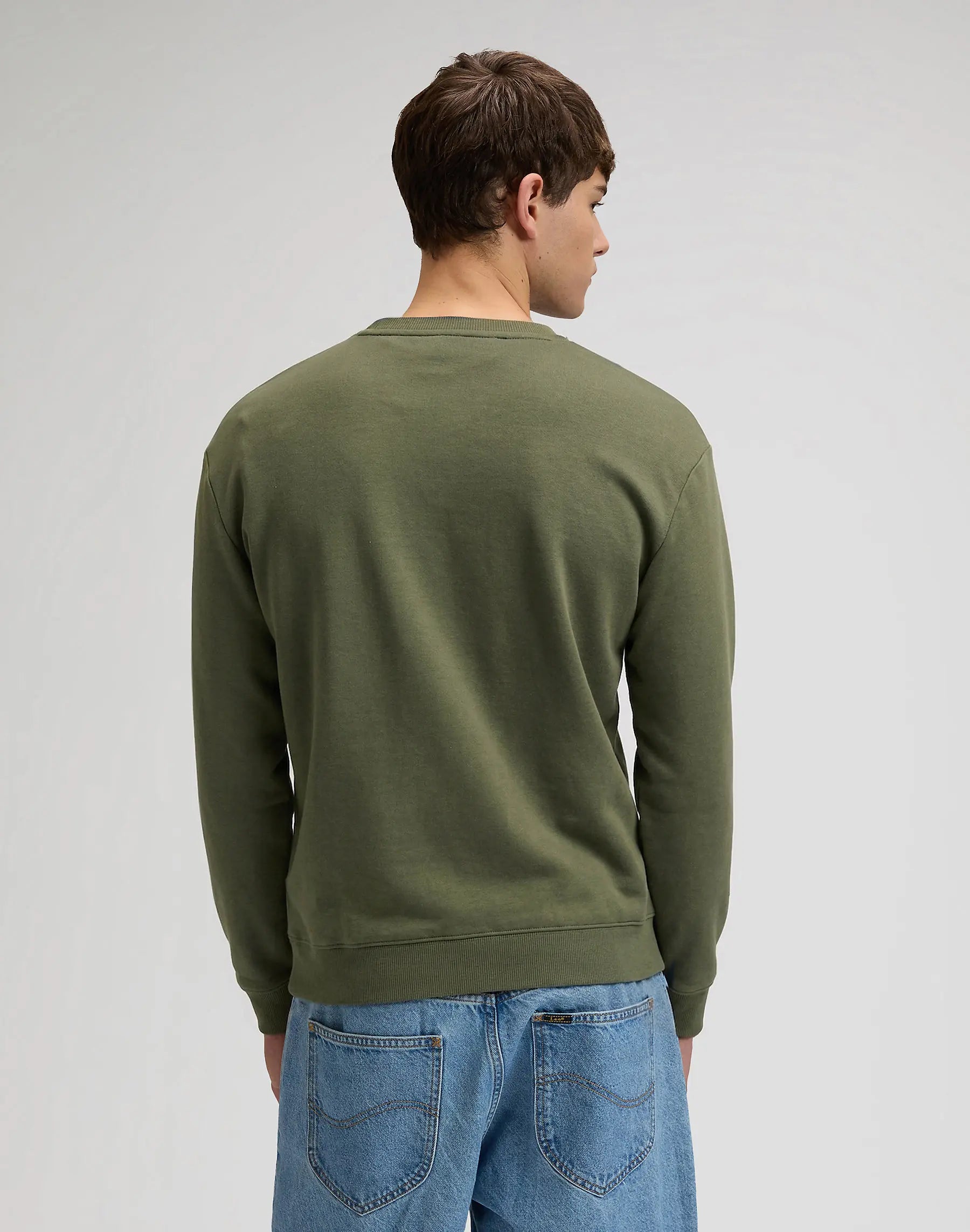 MESKA BLUZA LEE WOBBLY LEE SWS LICHEN OLIVE 112376437