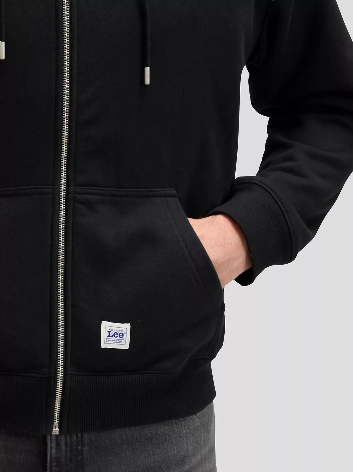 MESKA BLUZA LEE WORKWEAR FULL ZIP BLACK 112378764