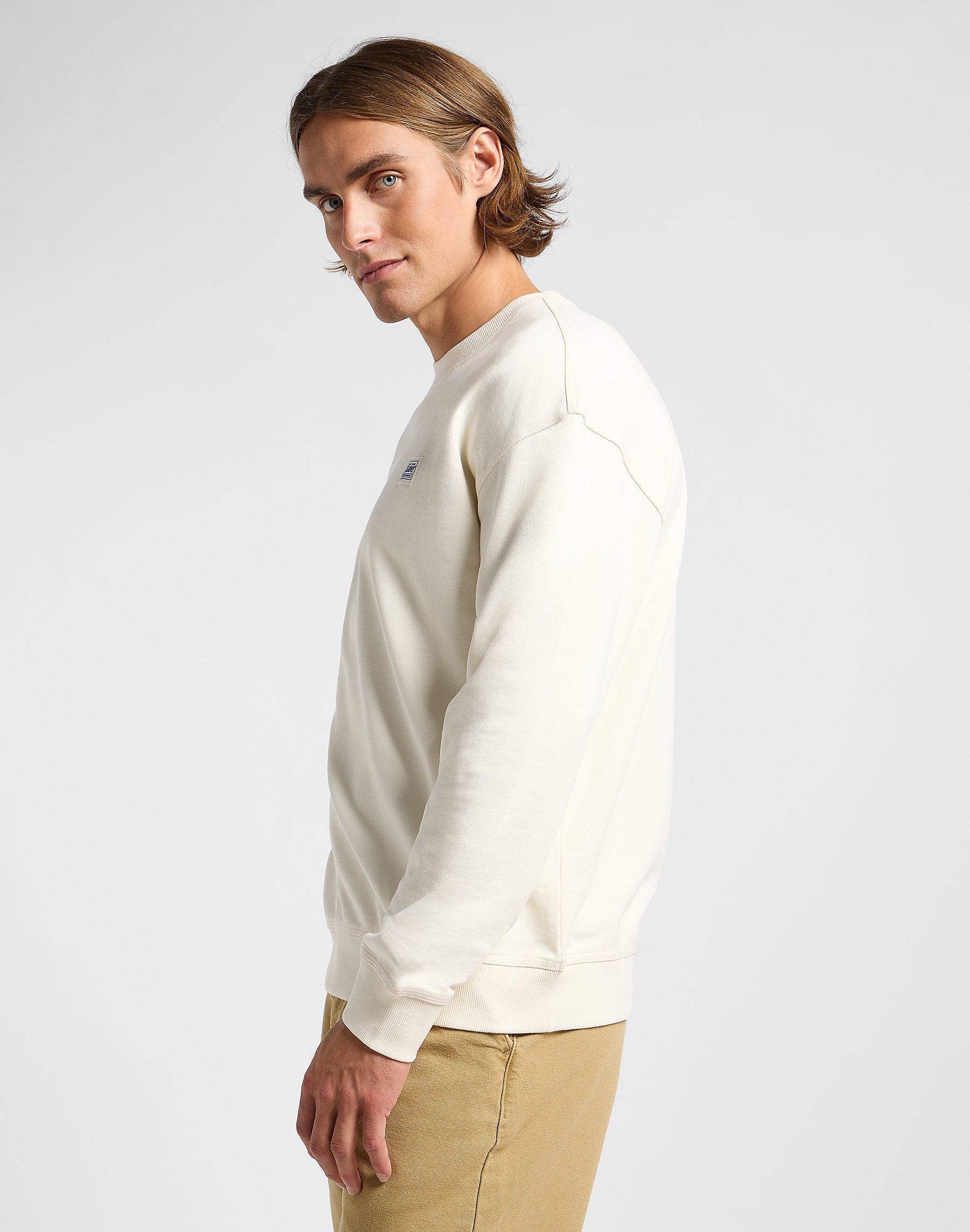 Męska Bluza Lee Workwear Sws Ecru 112364228