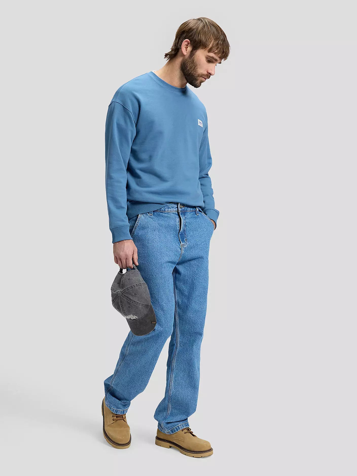 Męska Bluza Lee Workwear SWS Work Blue 112378762