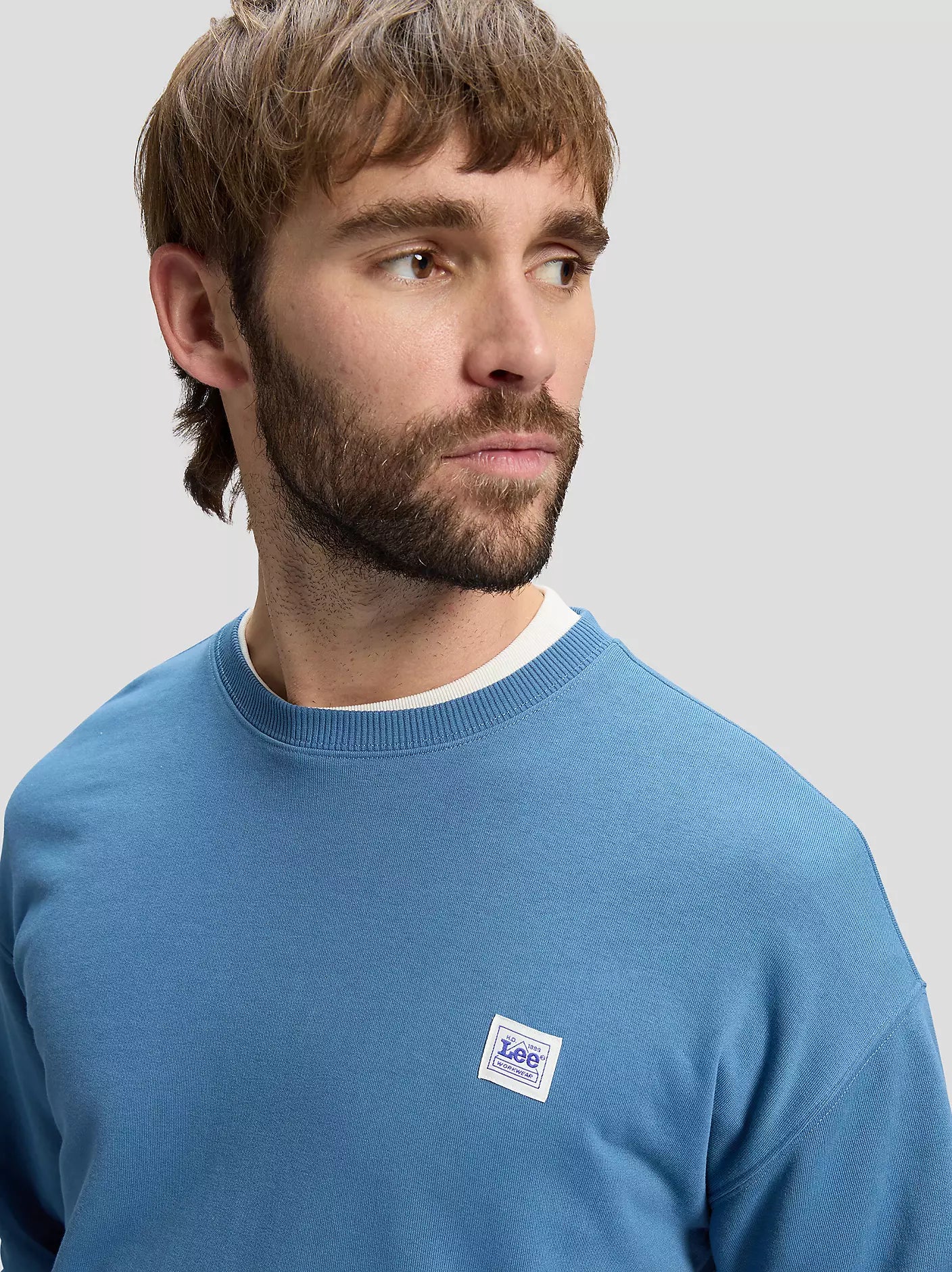 Męska Bluza Lee Workwear SWS Work Blue 112378762