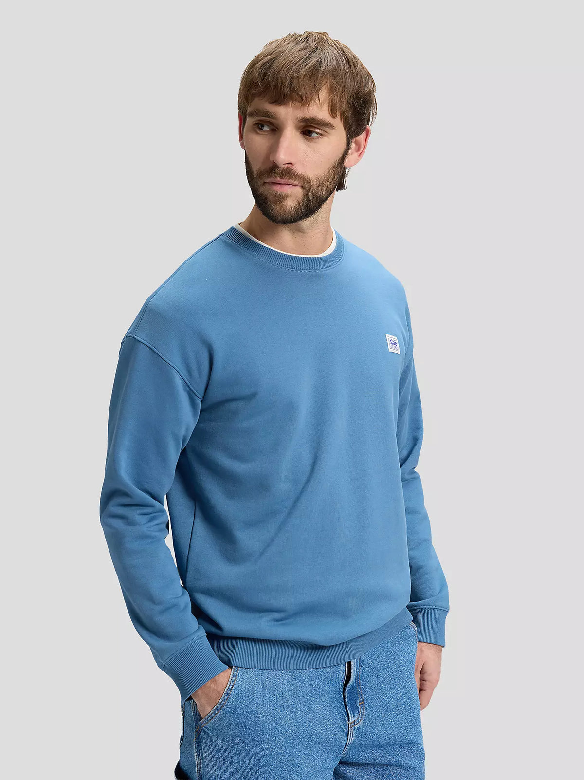 Męska Bluza Lee Workwear SWS Work Blue 112378762