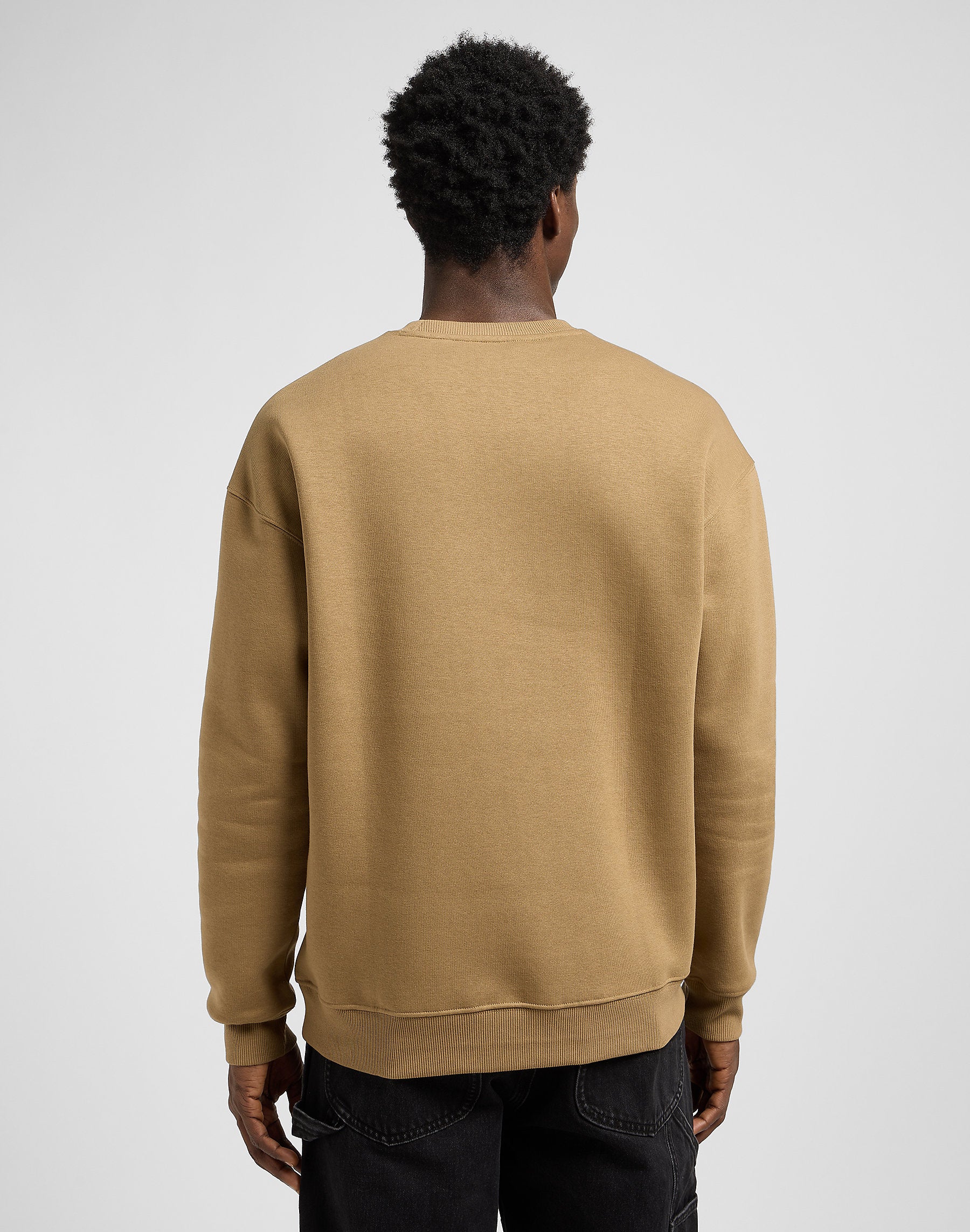 Męska Bluza Lee WW Essential Crew Dark Khaki 112372357