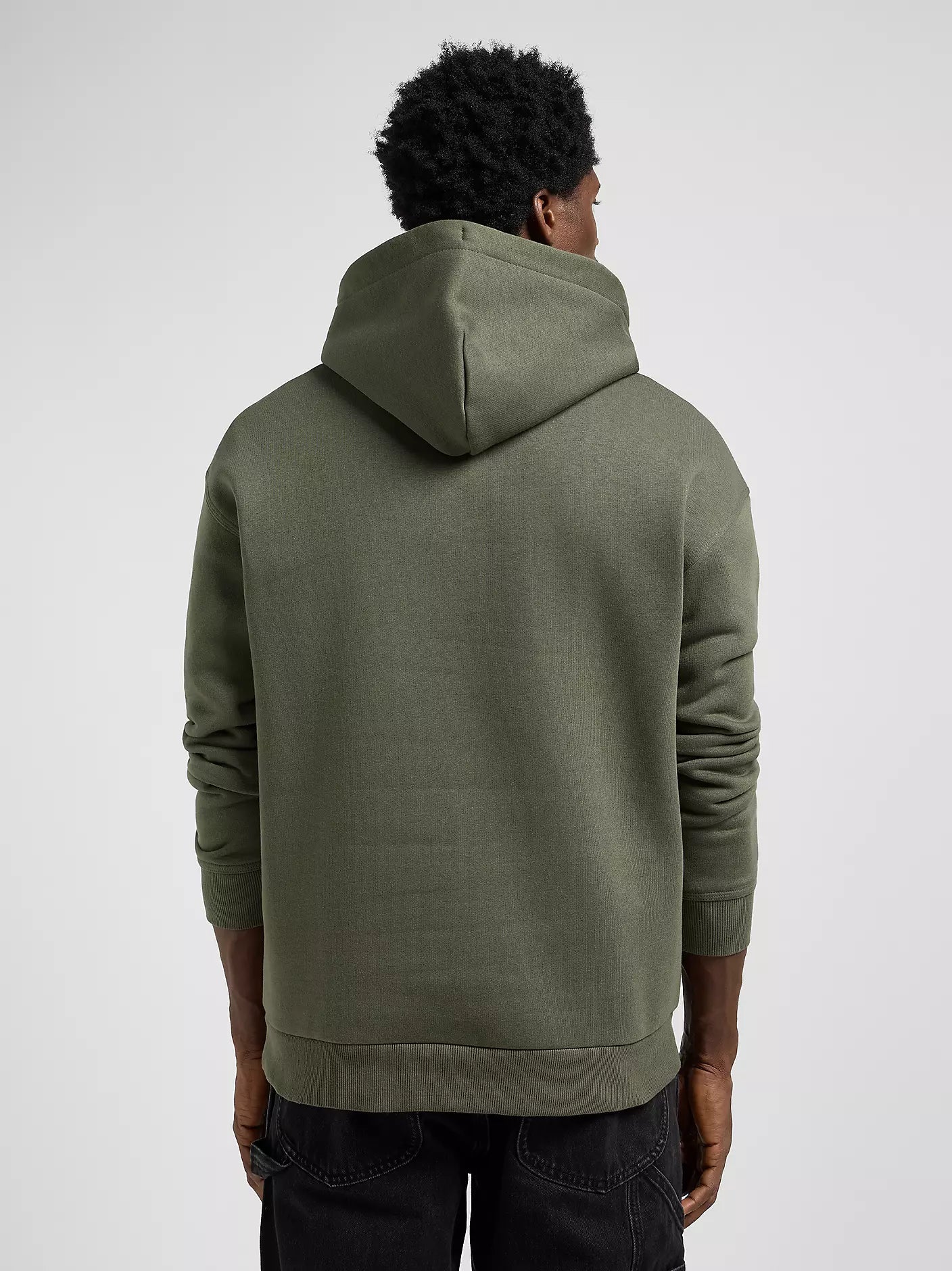 MESKA BLUZA LEE WW ESSENTIAL HOODIE OAK MOSS 112372358