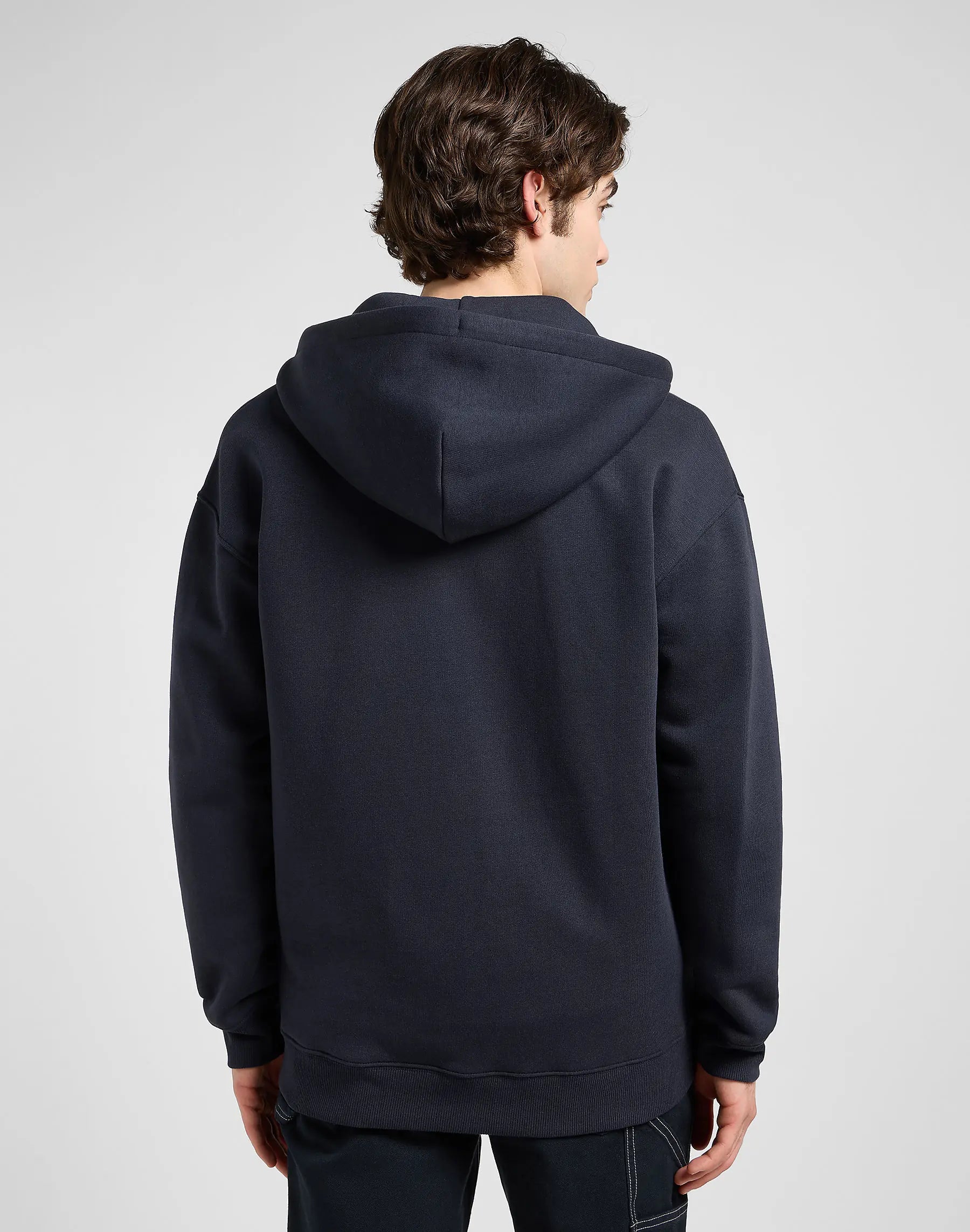 MESKA BLUZA LEE WW FULL ZIP HOODIE REBEL NAVY 112372339