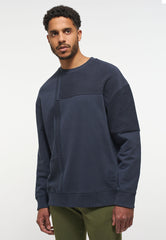 MĘSKA BLUZA MUSTANG Ben Patchwork CN Outer Space 1013506 5330