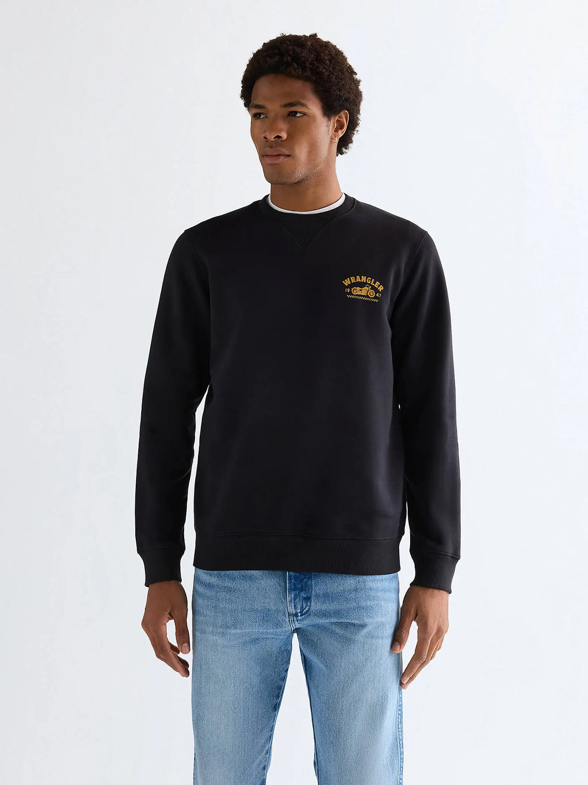 Męska Bluza Wrangler Americana Crew Black 112377980