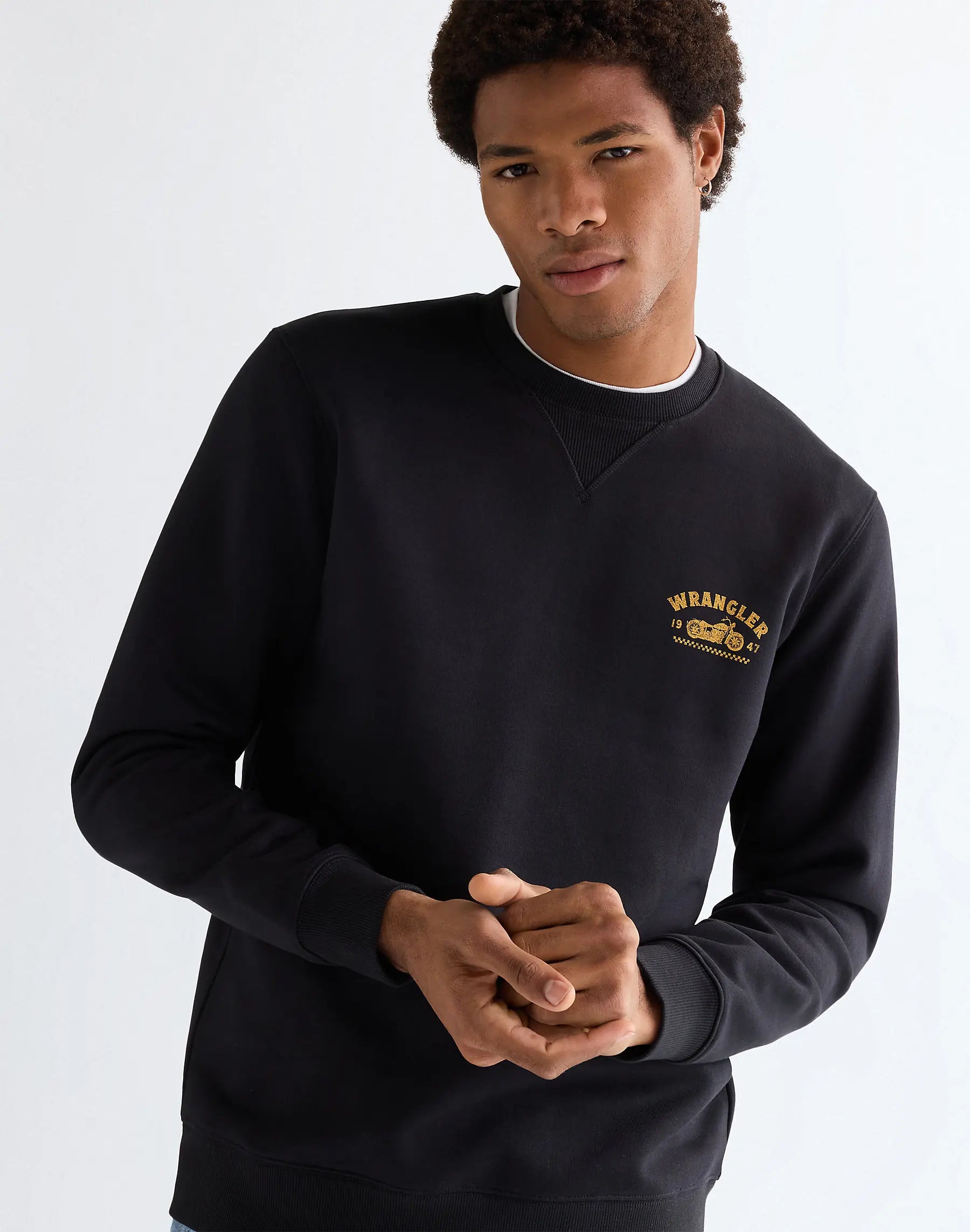 Męska Bluza Wrangler Americana Crew Black 112377980