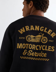 Męska Bluza Wrangler Americana Crew Black 112377980