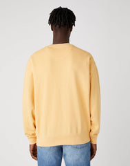 MĘSKA BLUZA WRANGLER BADGE CREW LOVELY MANGO W6E5HAA11 112130730