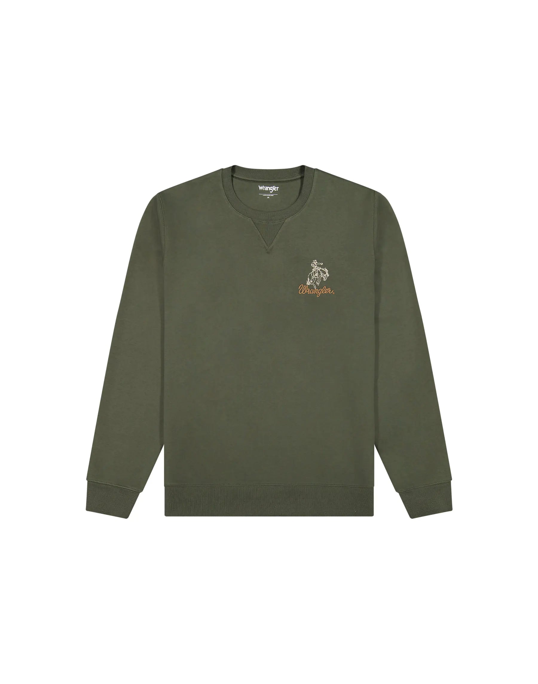 Męska Bluza Wrangler Embroidery Crew Deep Depths 112378020