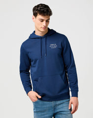 Męska Bluza Wrangler Embroidery Hoodie Navy 112371521