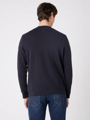 MĘSKA BLUZA WRANGLER EXPLORER SWEAT DARK NAVY W6D0HYXAE 112130714