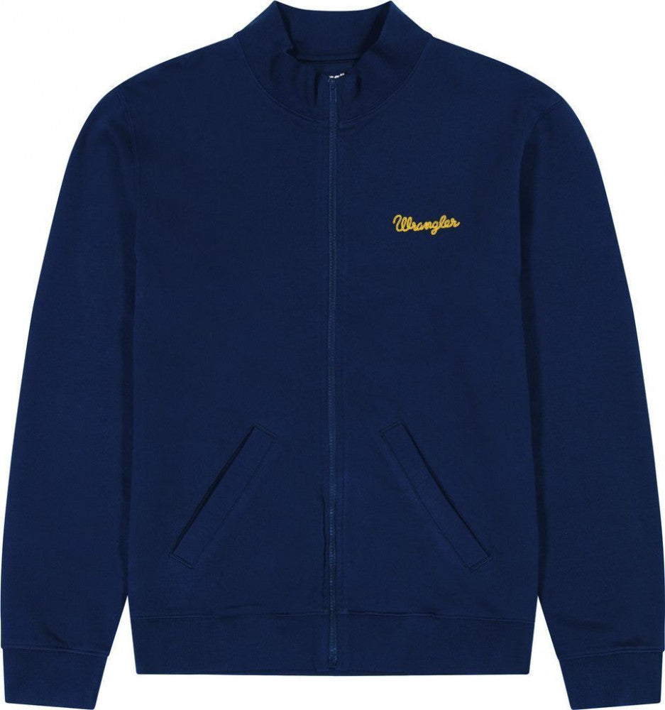 Meska Bluza Wrangler Funnel Neck Zip Navy 112350547