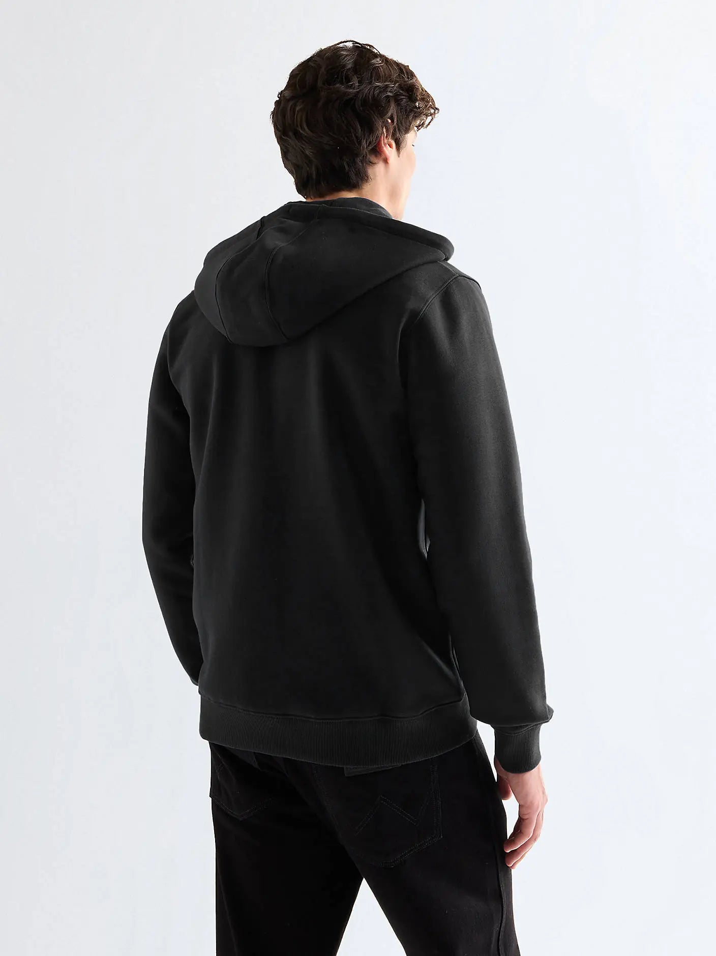 MESKA BLUZA WRANGLER GRAPHIC ZIP HOODIE BLACK 112378029