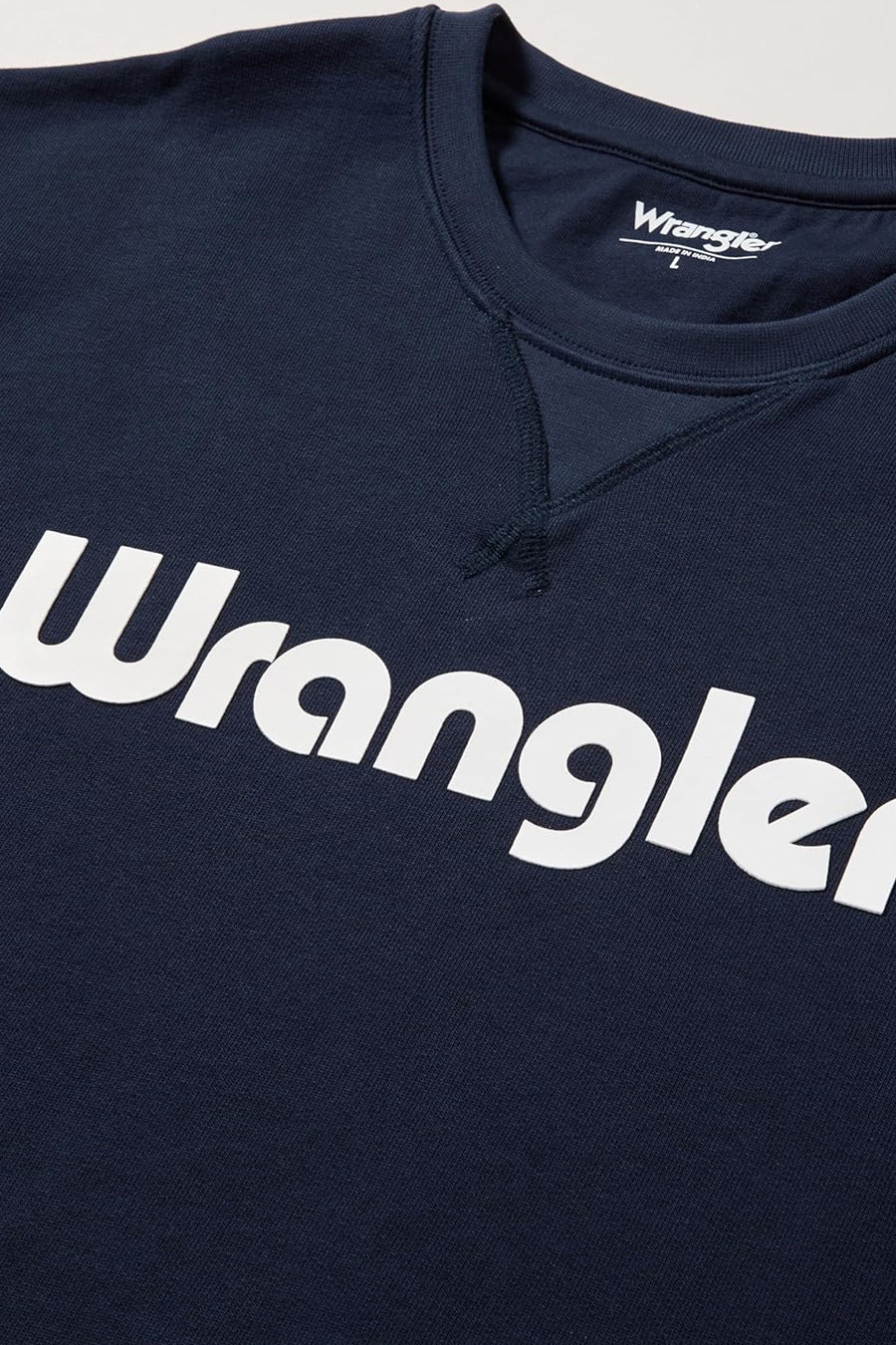 Meska Bluza Wrangler Logo Crew Sweat Navy 112350539