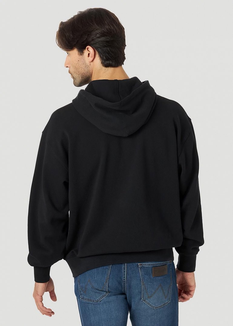 MĘSKA BLUZA WRANGLER RICK&MORTY HOODIE BLACK W6R2HN100 112144804