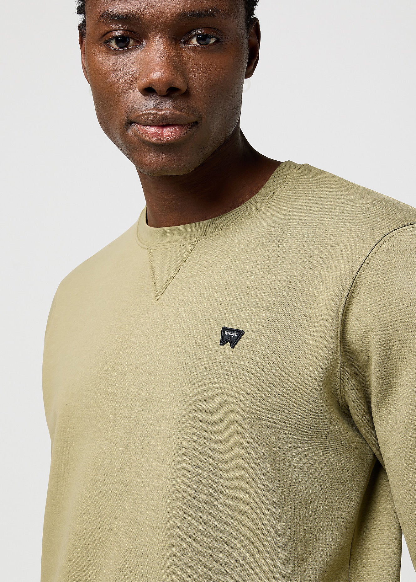 Męska Bluza Wrangler Sign Off Crew Aloe 112371463